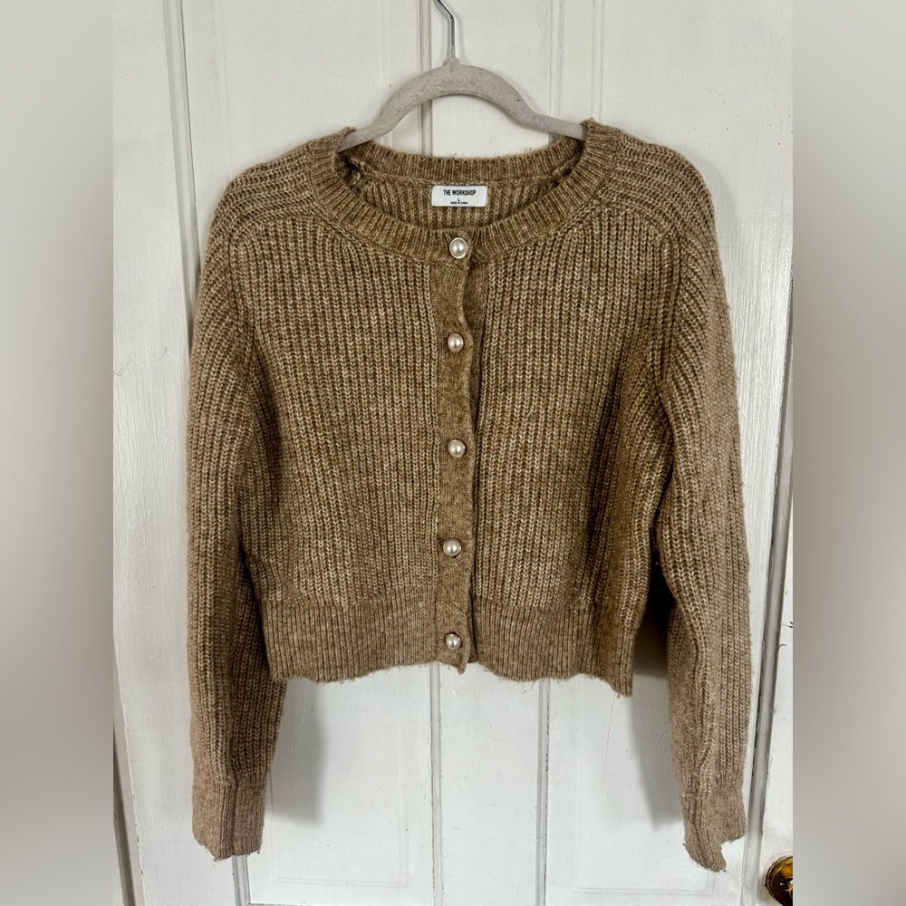 The Workshop Oatmeal Cardigan